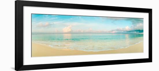 Waves on the Beach, Seven Mile Beach, Grand Cayman, Cayman Islands-null-Framed Photographic Print