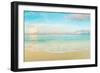 Waves on the beach, Seven Mile Beach, Grand Cayman, Cayman Islands-null-Framed Photographic Print