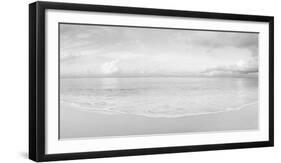 Waves on the beach, Seven Mile Beach, Grand Cayman, Cayman Islands-null-Framed Photographic Print