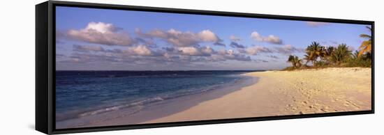 Waves on the Beach, Shoal Bay Beach, Anguilla-null-Framed Stretched Canvas