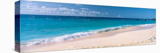 Waves on the Beach, Warwick Long Bay, South Shore Park, Bermuda-null-Stretched Canvas