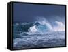 Waves on the North Shore of Oahu, Hawaii, USA-Charles Sleicher-Framed Stretched Canvas