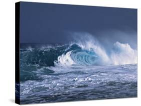 Waves on the North Shore of Oahu, Hawaii, USA-Charles Sleicher-Stretched Canvas