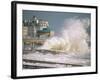 Waves Pounding Bandstand, Storm in Eastbourne, East Sussex, England, United Kingdom, Europe-Ian Griffiths-Framed Photographic Print