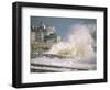 Waves Pounding Bandstand, Storm in Eastbourne, East Sussex, England, United Kingdom, Europe-Ian Griffiths-Framed Photographic Print