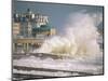Waves Pounding Bandstand, Storm in Eastbourne, East Sussex, England, United Kingdom, Europe-Ian Griffiths-Mounted Photographic Print