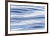 Waves reflecting sky in blue, grey and silver. Atlantic Ocean, Denmark-Martin Zwick-Framed Premium Photographic Print