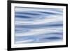 Waves reflecting sky in blue, grey and silver. Atlantic Ocean, Denmark-Martin Zwick-Framed Photographic Print