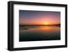 Waves rolling into Long Beach at sunset, Pacific Rim National Park Reserve, Vancouver Island, Br...-null-Framed Photographic Print