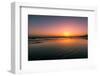 Waves rolling into Long Beach at sunset, Pacific Rim National Park Reserve, Vancouver Island, Br...-null-Framed Photographic Print