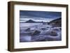 Waves Rush around the Rocky Shores of Elgol, Isle of Skye, Scotland. Winter (December)-Adam Burton-Framed Photographic Print