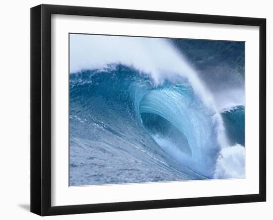 Waves Splashing in the Sea-null-Framed Photographic Print