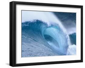 Waves Splashing in the Sea-null-Framed Photographic Print