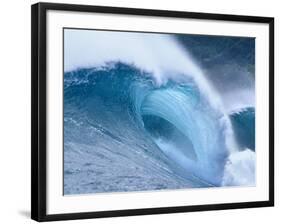 Waves Splashing in the Sea-null-Framed Photographic Print