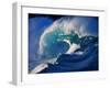 Waves Splashing in the Sea-null-Framed Photographic Print