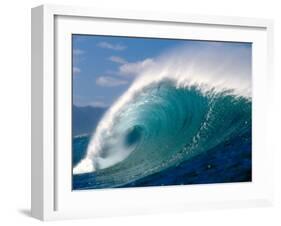 Waves Splashing in the Sea-null-Framed Photographic Print