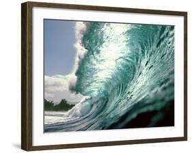 Waves Splashing in the Sea-null-Framed Photographic Print