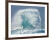 Waves Splashing in the Sea-null-Framed Photographic Print