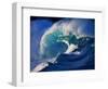 Waves Splashing in the Sea-null-Framed Photographic Print