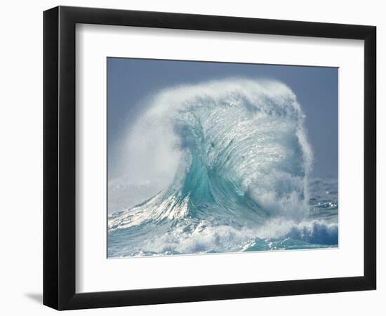 Waves Splashing in the Sea-null-Framed Photographic Print