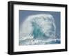 Waves Splashing in the Sea-null-Framed Photographic Print
