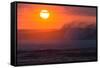 Waves Splashing on Beach at Sunset, Hawaii, USA-null-Framed Stretched Canvas