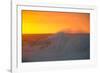 Waves Splashing on Beach at Sunset, Hawaii, USA-null-Framed Photographic Print