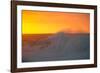 Waves Splashing on Beach at Sunset, Hawaii, USA-null-Framed Photographic Print