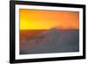 Waves Splashing on Beach at Sunset, Hawaii, USA-null-Framed Photographic Print