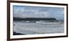 Waves splashing on the beach, Bruce Bay, Westland District, West Coast, South Island, New Zealand-null-Framed Photographic Print