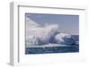 Waves Washing over Iceberg Near Elephant Island, South Shetland Islands, Antarctica, Polar Regions-Michael Nolan-Framed Photographic Print