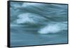 Waves With Turnulence-Anthony Paladino-Framed Stretched Canvas