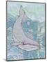 Waves4whales52    whale, water, nautical-Robbin Rawlings-Mounted Art Print