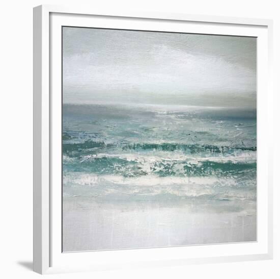 Waves-Caroline Gold-Framed Giclee Print