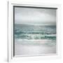 Waves-Caroline Gold-Framed Art Print