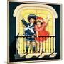 Waving at the Parade - Child Life-Hazel Frazee-Mounted Giclee Print