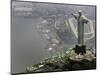 Waving Flags in Rio De Janeiro after Brazil Was Officially Chosen by Fifa as Host of 2014 World Cup-null-Mounted Photographic Print