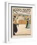 Waving Goodbye to Travellers on a Danish Railway Train-Paul Fischer-Framed Art Print