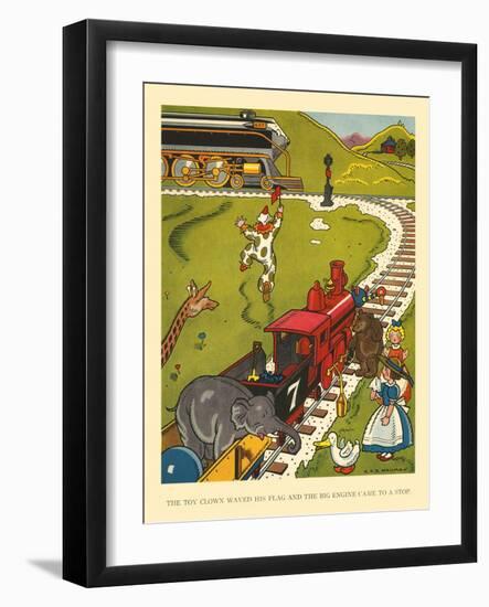 Waving The Flag-Hauman-Framed Art Print