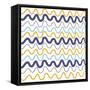 Wavy Lines-Erin Clark-Framed Stretched Canvas