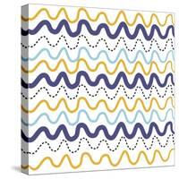 Wavy Lines-Erin Clark-Stretched Canvas
