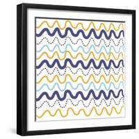 Wavy Lines-Erin Clark-Framed Giclee Print