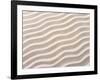 Wavy Pattern in Sand-null-Framed Photographic Print