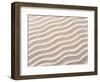 Wavy Pattern in Sand-null-Framed Photographic Print