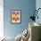 Wavy Rainbow Motif-null-Framed Art Print displayed on a wall