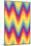 Wavy Rainbow Motif-null-Mounted Art Print