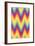 Wavy Rainbow Motif-null-Framed Art Print