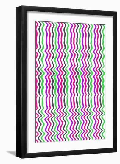 Wavy Stripe, 2014-Louisa Hereford-Framed Premium Giclee Print