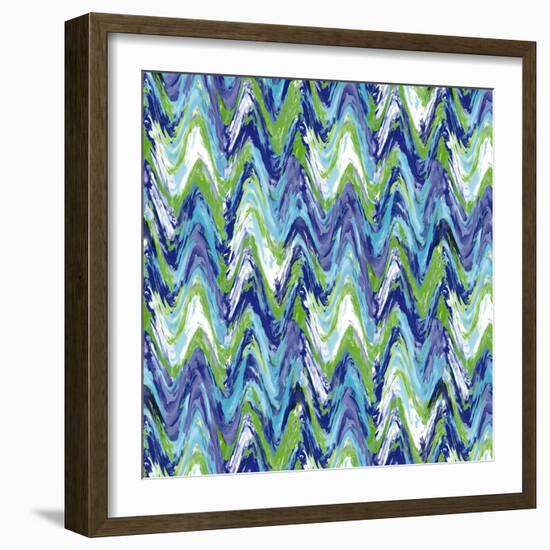 Wavy Stripe Marina-Bill Jackson-Framed Giclee Print