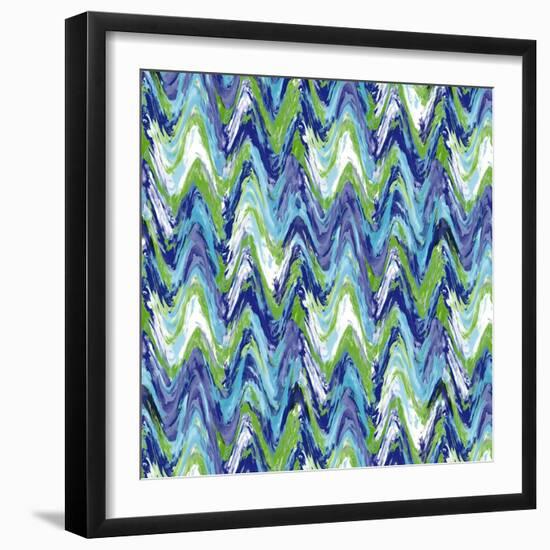 Wavy Stripe Marina-Bill Jackson-Framed Giclee Print